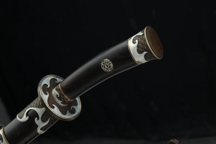 三色銅26寸火鱗神刀 模造刀 居合刀 武士道 武具 漢剣 唐刀 龍泉剣 手鍛造打