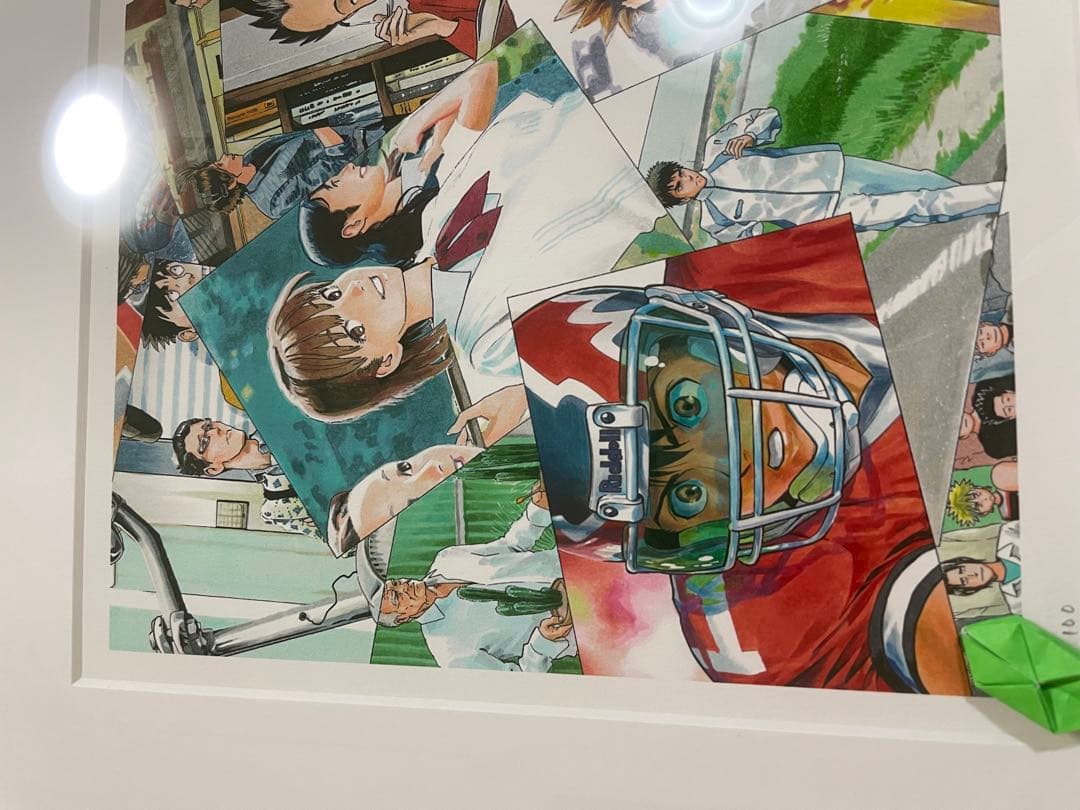 アイシールド21 複製原画 村田雄介 直筆サイン リトグラフ