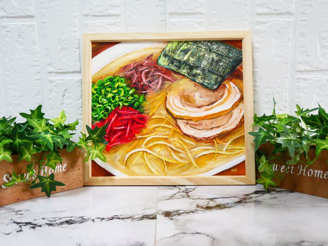 油絵 絵画【福岡ラーメン】