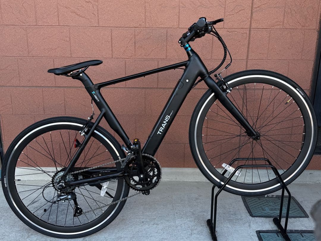 ほぼ新車】TRANS MOBILLY 電動クロスバイク e-UNIYU7016｜TRANS