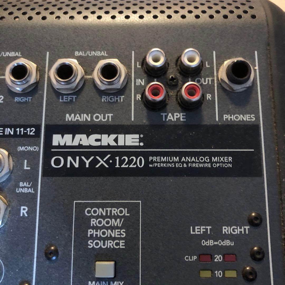 ケース付き　MACKIE ONYX 1220 アナログミキサー