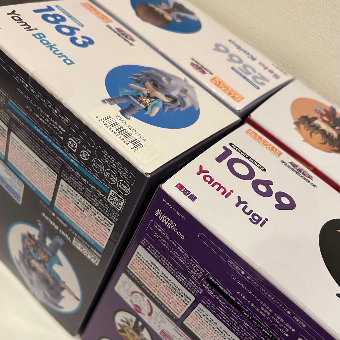 未開封】ねんどろいど 遊戯(闇遊戯) 海馬 獏良(闇バクラ) 十代 セット