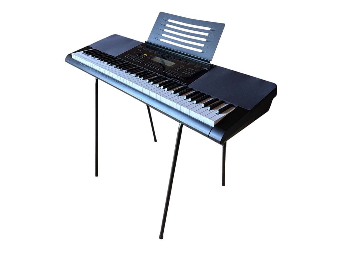 CASIO／カシオ 電子ピアノ キーボード WK-245(76鍵盤)＋付属品多数