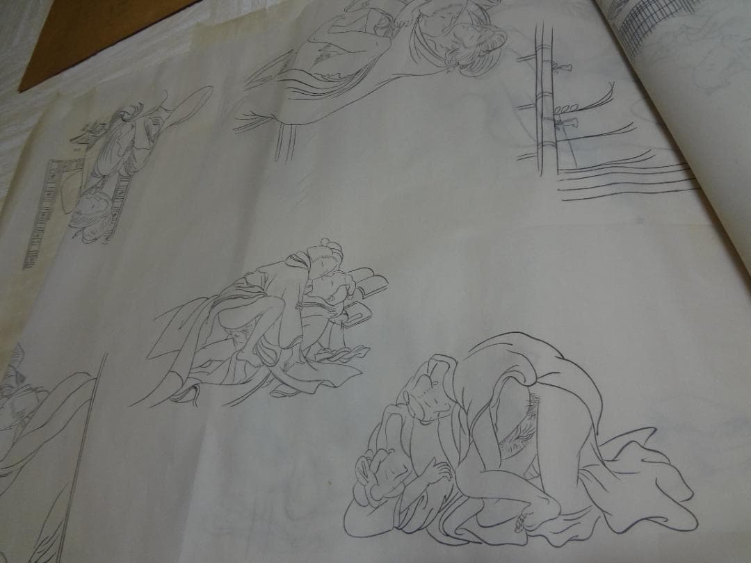 浮世絵　東錦美人集　第一集　春画　鈴木春信　豊原国周　渓斎英泉　肉筆デッサン付き