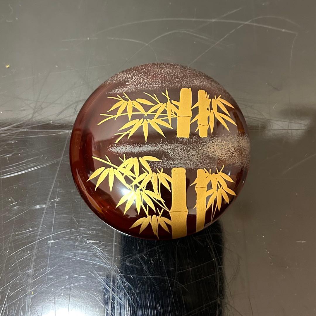 松竹梅蒔絵金輪寺茶器 茶道具懐石茶箱鵬雲斎坐忘斎淡々斎即