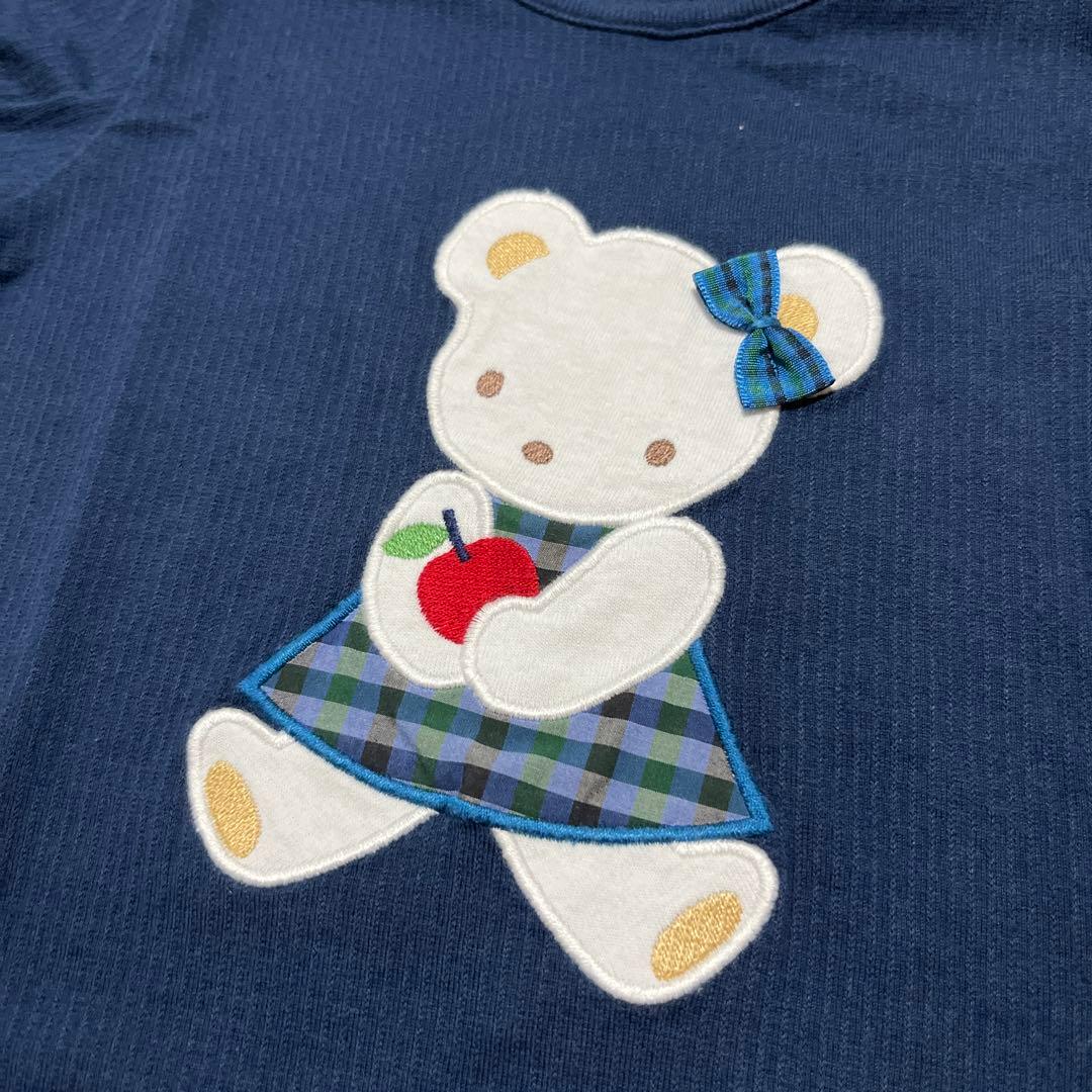 新品familiar ネイビー チュニック 90cm