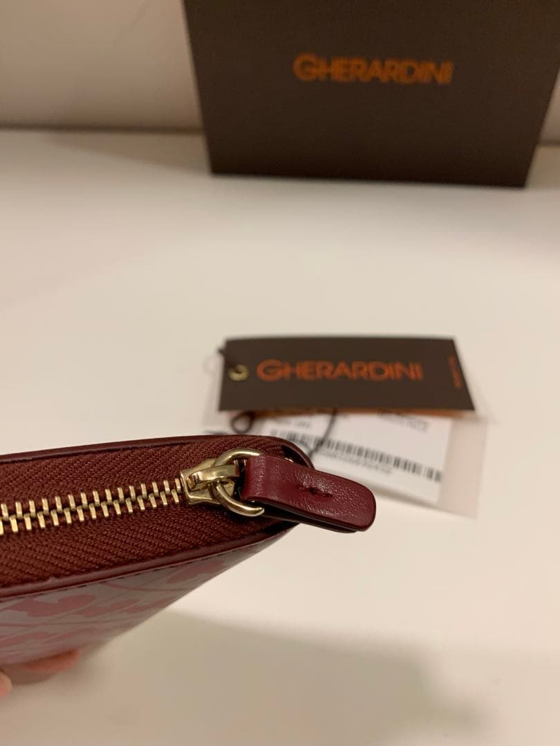 【新品未使用】GHERARDINI ワインレッド ケース　定価37400円
