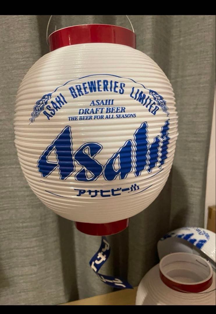 Asahi Draft Beer 中型提灯 アサヒ スーパードライ 提灯 5個