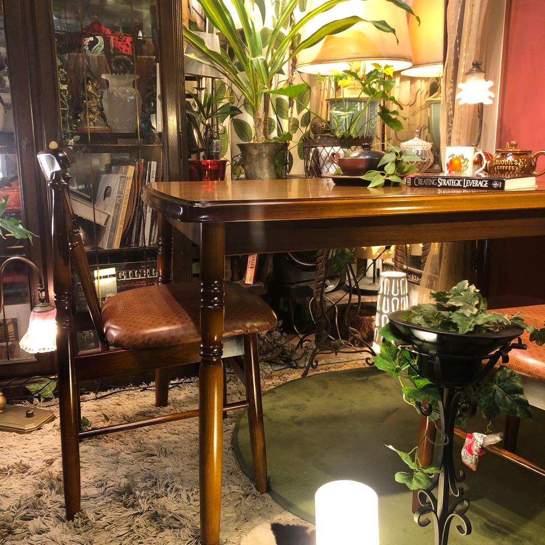 ヴィンテージ コロニアル ST メラミントップコンパクトダイニング