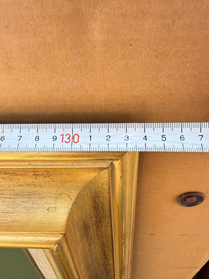 M50サイズ金色の大きな油彩額縁 送料込み1/27 倉庫① ガラス無し供箱