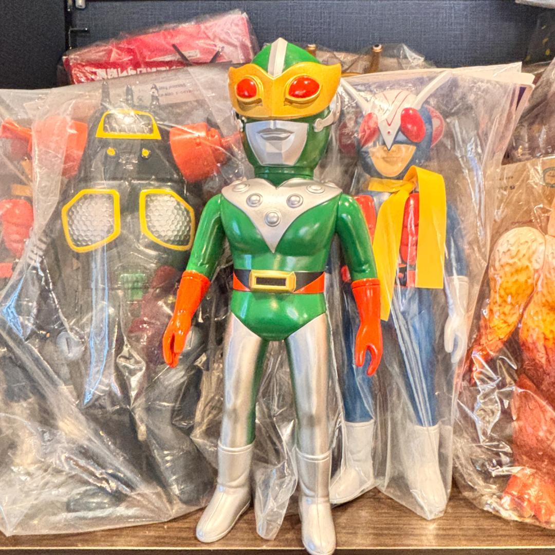 サンダーマスク 面取れ 当時物風 （ブルマァク・マルサン） - メルカリ