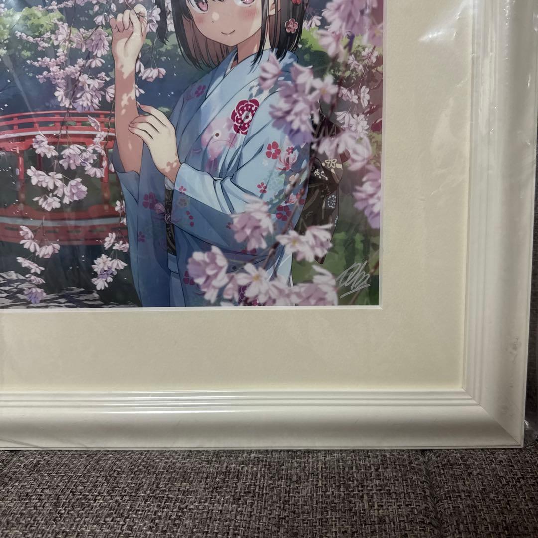 直筆サイン入り カントク 花の時 複製原画の通販はau PAY マーケット