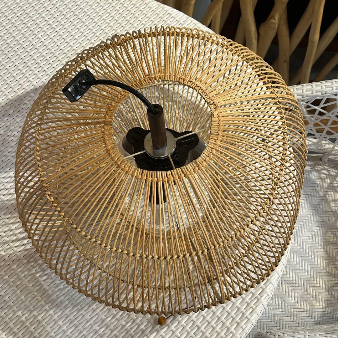 訳あり】バリ島ラタン天井照明Φ50cm 通常18,150円がなんと！ - メルカリ