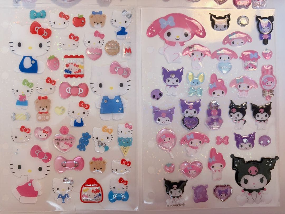 マイメロディ ハローキティ シール帳完成品♡