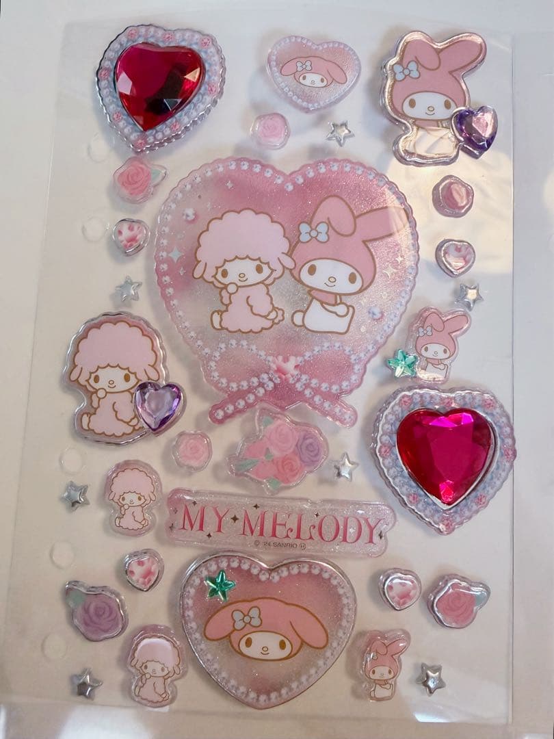 マイメロディ ハローキティ シール帳完成品♡