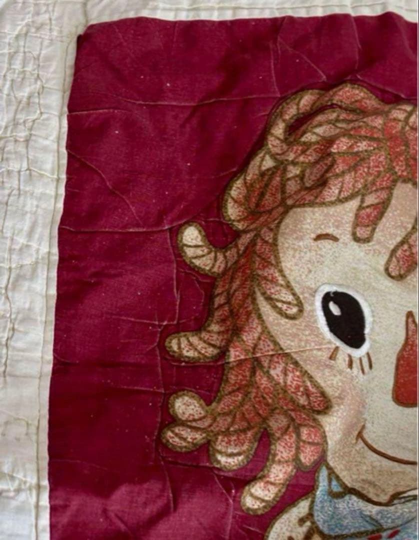 希少✨️アンとアンディー パッチワーク ラグ マット タペストリー 大