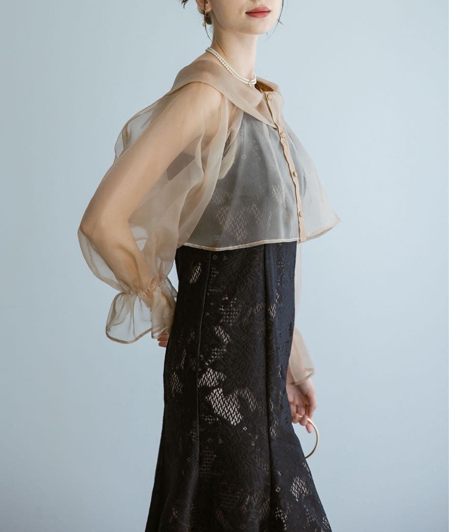 Dorry Doll マルチブラウスセットドレス ブラック