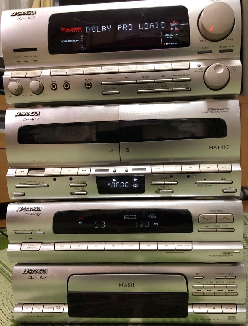 SANSUI AV-H07 ミニコンポ ジャンク品