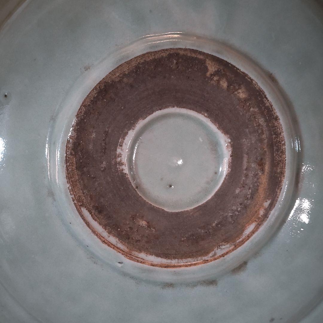 初期伊万里～淡青磁草花文様尺越大皿 - メルカリ