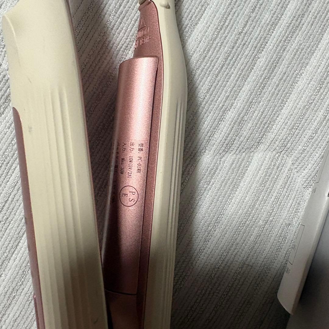 美品 radiant コードレスモバイルヘアアイロン 機内持込可 PC-01WH