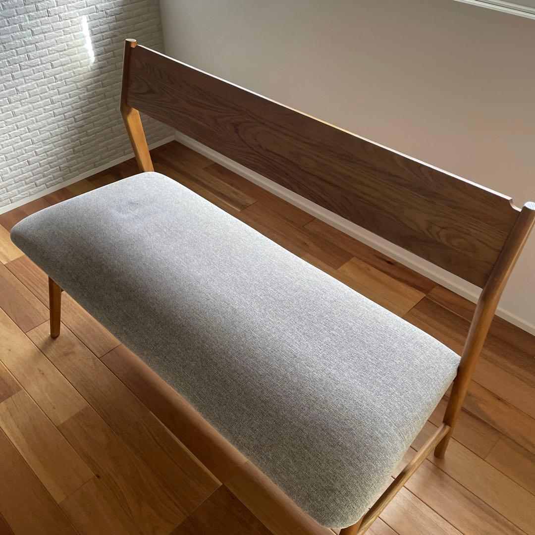 unico SIGNE(シグネ) ベンチバックレスト ブラウン