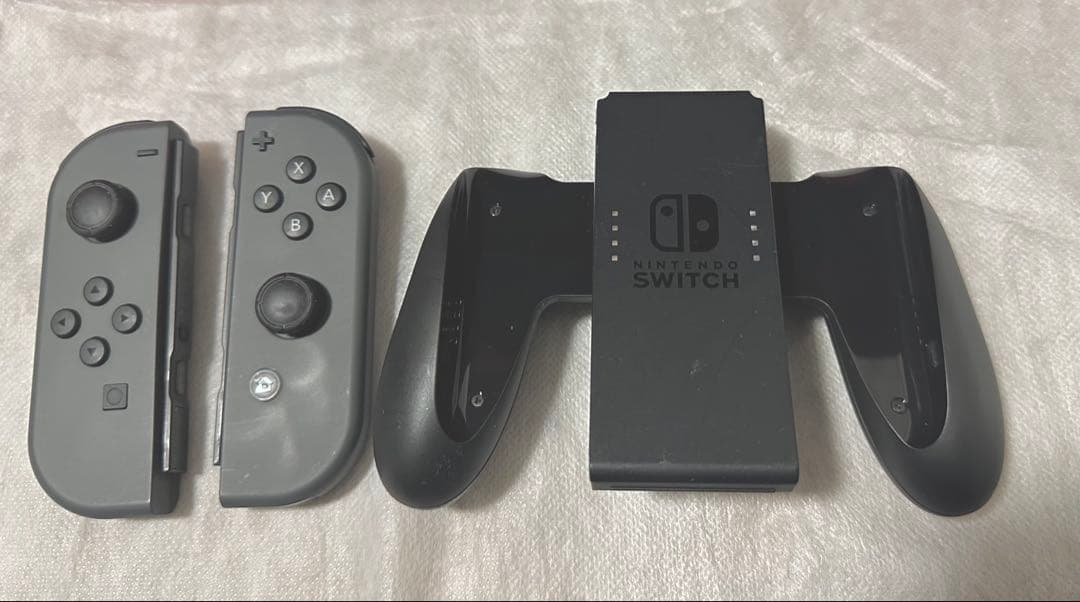 Nintendo Switch 本体 グレー　ストラップ未使用