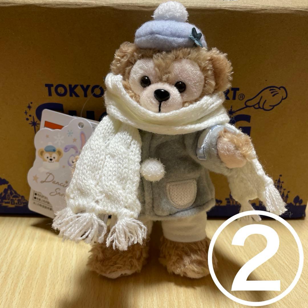 ダンシングスノーフレークス ダッフィー ぬいぐるみバッチ