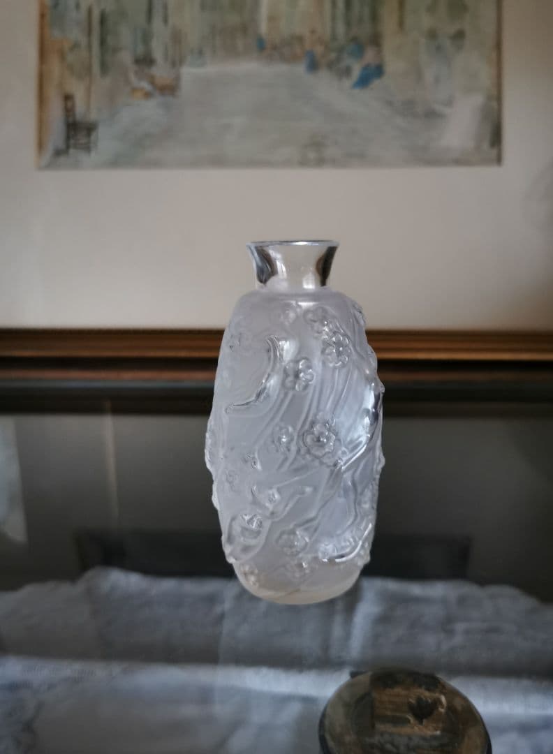 アンティーク ラリック 8人のファム 裸婦 巫女像花瓶 パヒューム