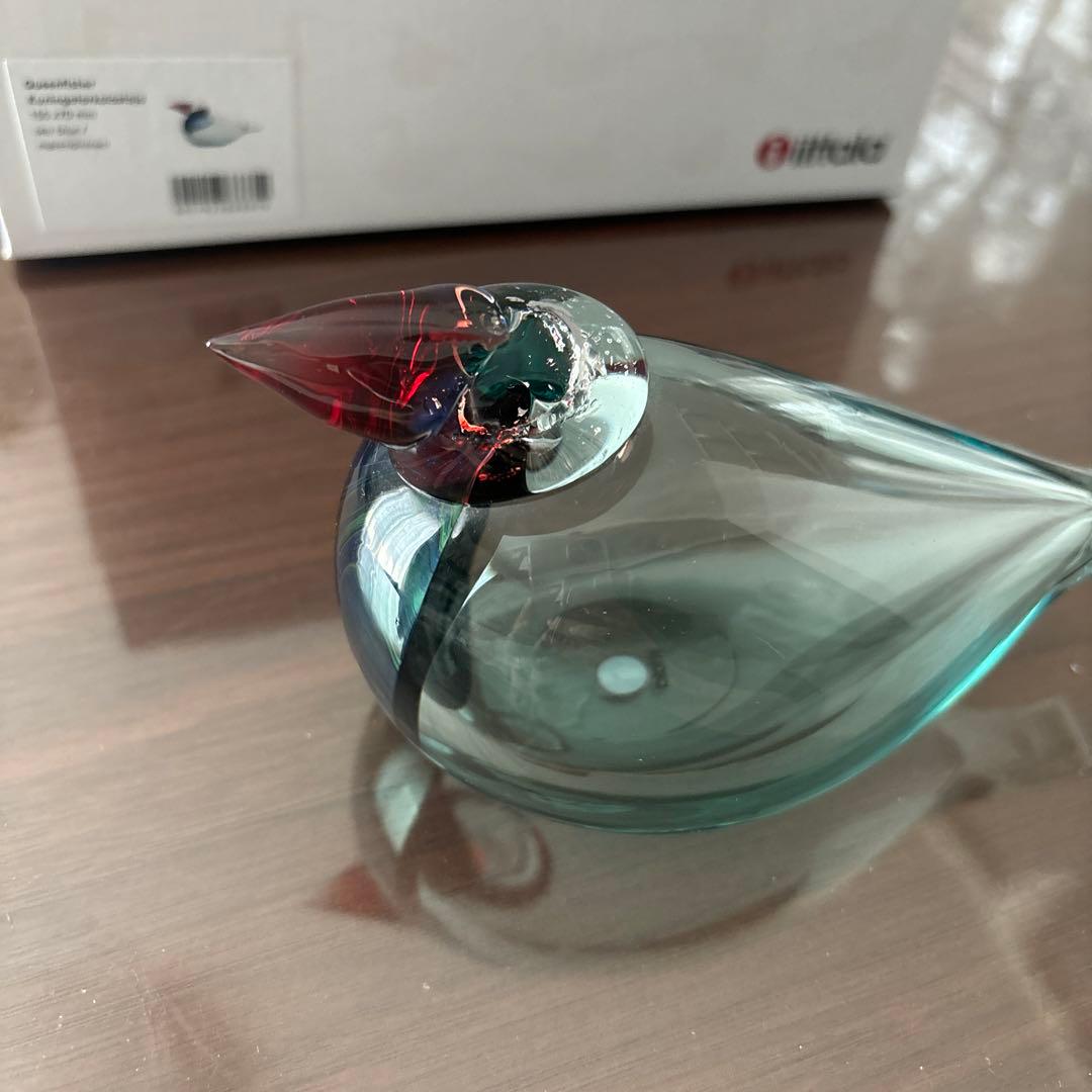 iittala bird イッタラ バード クイーンフィッシャー - メルカリ