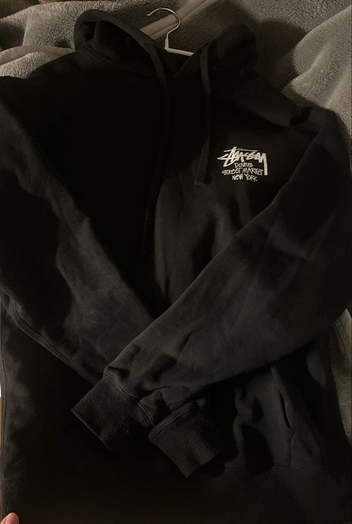 Stussy Dover Street Market ブラックパーカー