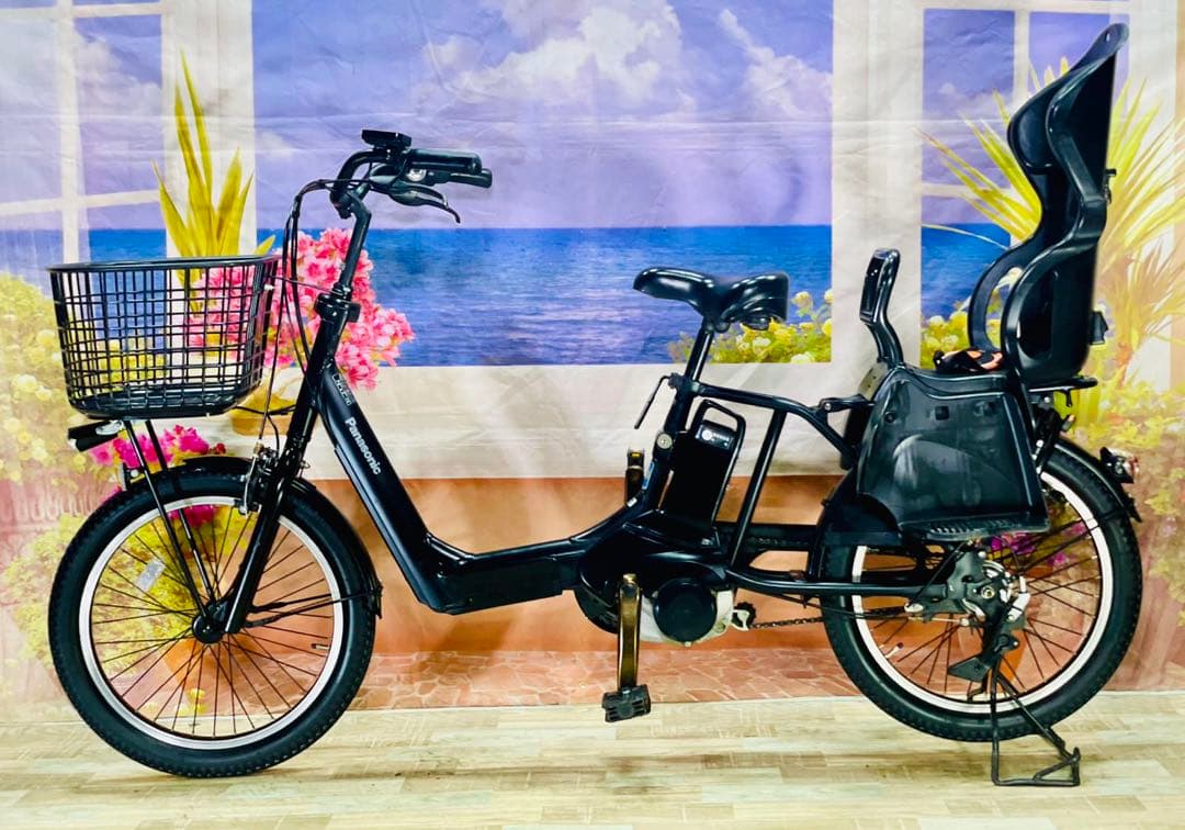 ギュットアニーズ⭐️16AH！パナソニック子供乗せ電動アシスト自転車Y2886