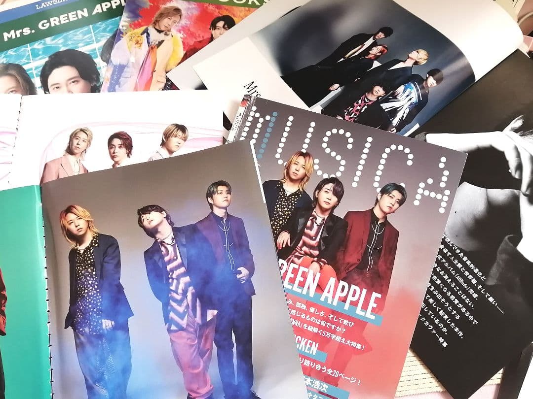 Mrs. GREEN APPLE 切り抜き 大量 160枚以上 ミセス GiGS