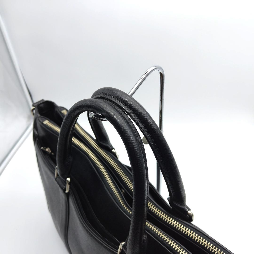 コーチ ビジネスバッグ 2way ブラック メトロポリタン 本革 大容量 肩掛け