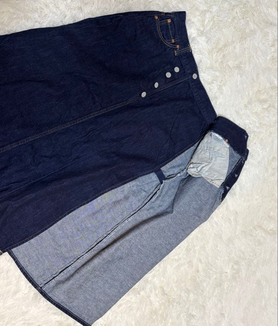 桃太郎ジーンズ　デニム　スカート　Lサイズ　児島ジーンズ SK0103