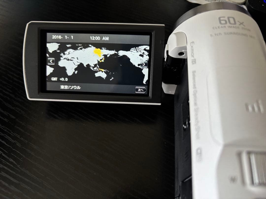 SONY HDR-CX680 ホワイト2022年製 ビデオカメラ