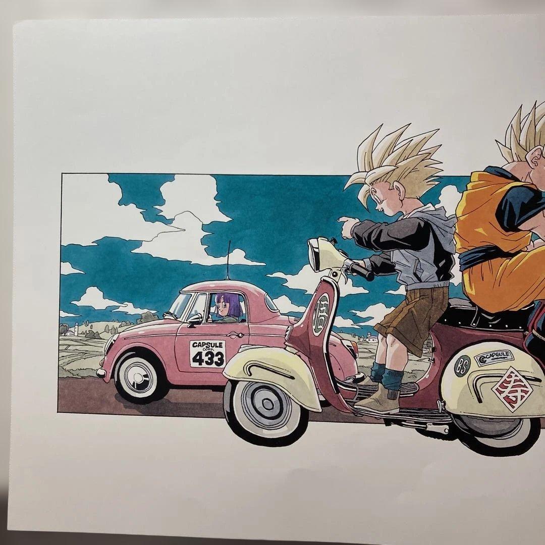 鳥山明の世界展 ドラゴンボール 複製原画 ポスター（封筒付き） - メルカリ