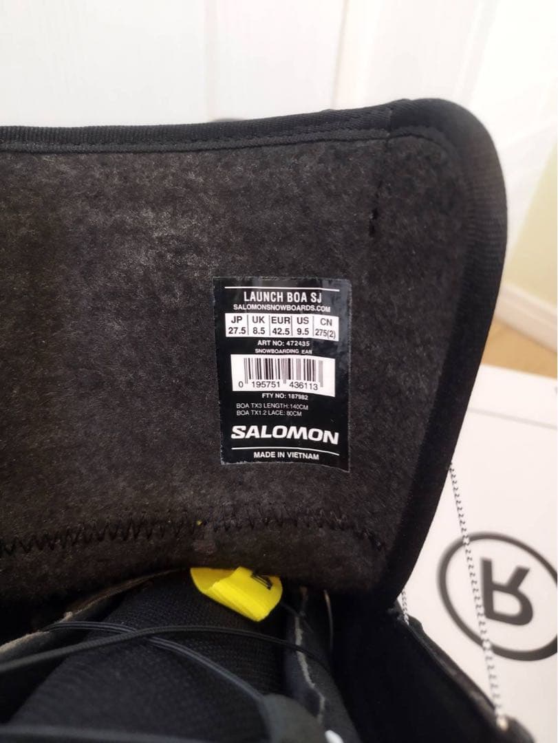 丸北　SALOMON BOA SJ 23-24モデル スノーボードブーツ