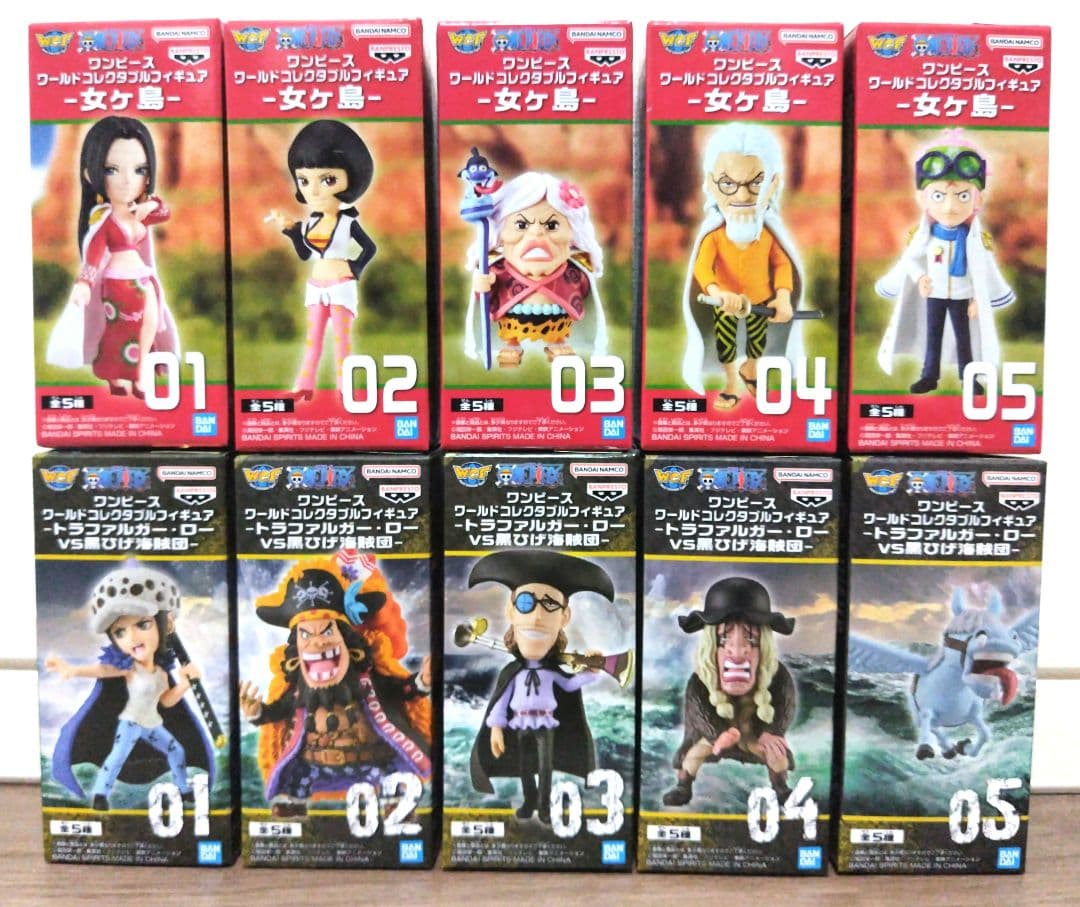 ワンピース ワールドコレクタブルフィギュア 計 118点 まとめ売り