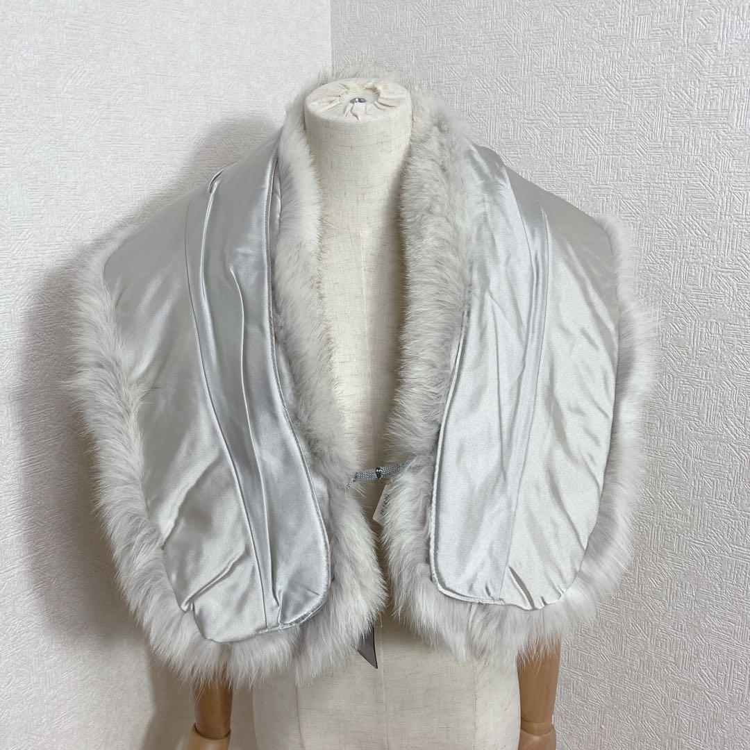 新品未使用 サガフォックス 金サガ ロイヤル ショール マフラー 成人式