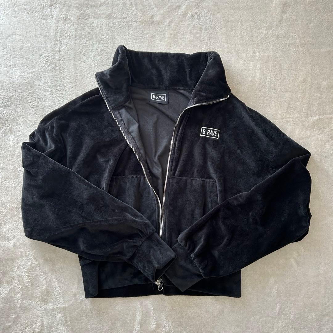 HANA B-RAVEロゴベロアトラックジャケット - メルカリ