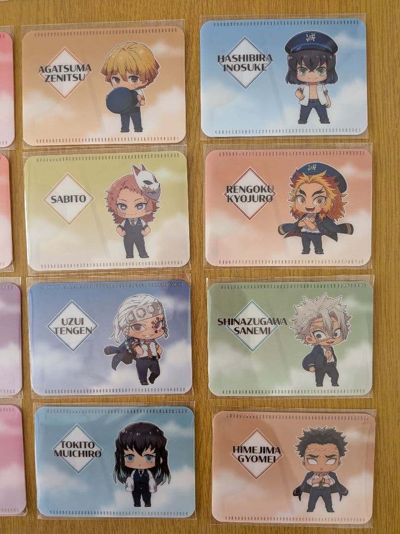 鬼滅の刃 成田アニメデッキ 特典パスケース 全32種 フルコンプリート