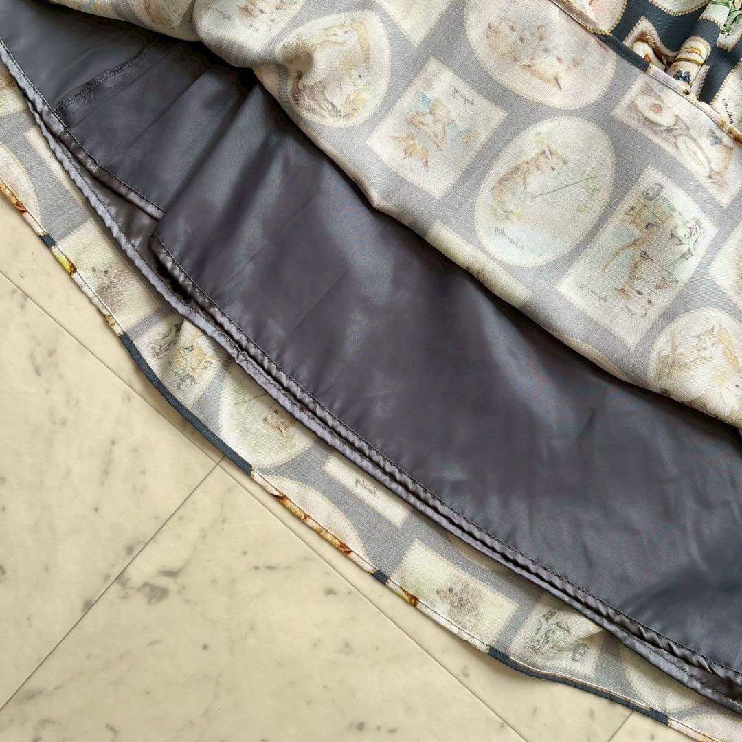 Franche lippee フランシュリッペ Diary スカート 猫柄