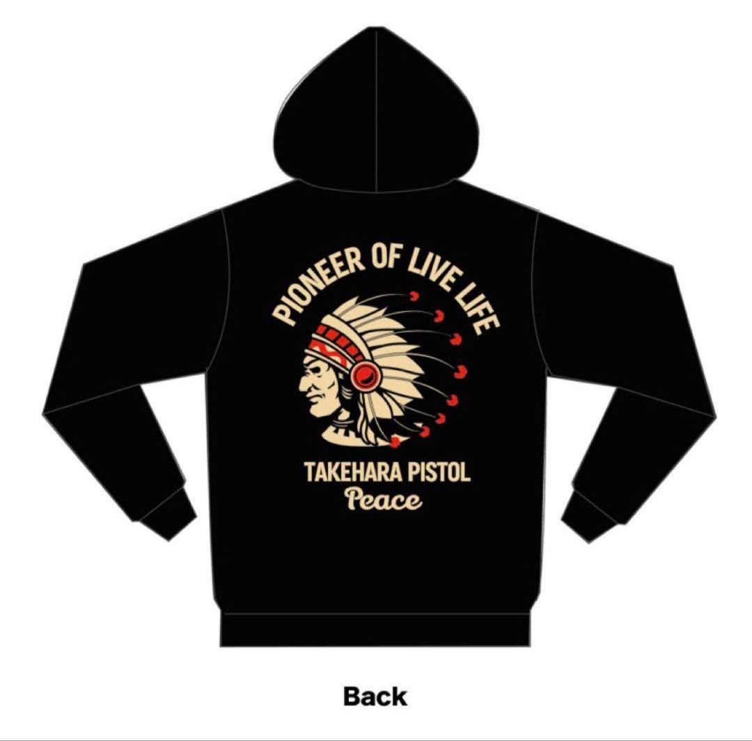 新品】 竹原ピストル ロゴパーカー［PEACE］/ブラック - メルカリ