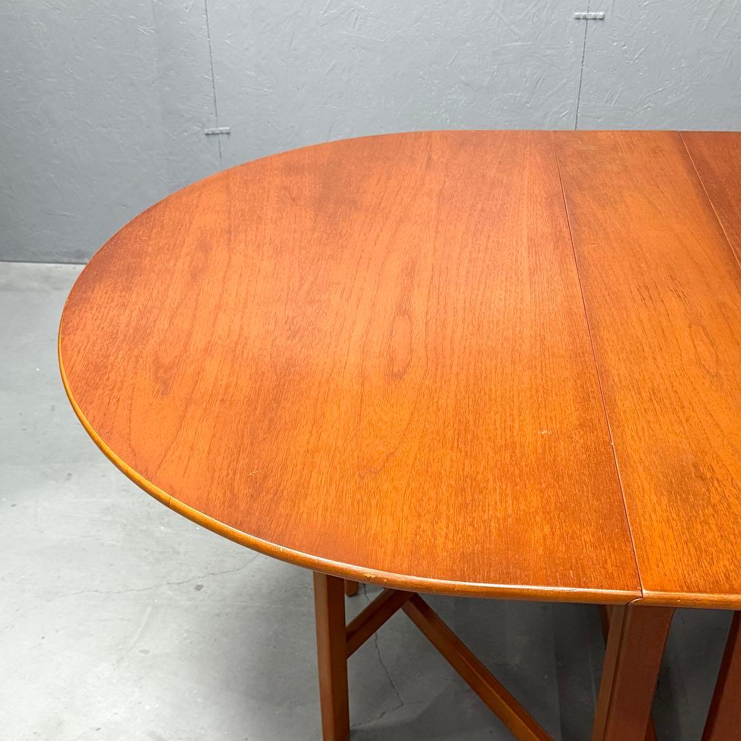 Jentique(ジェンティーク) ドロップリーフ オーバルテーブル (502)