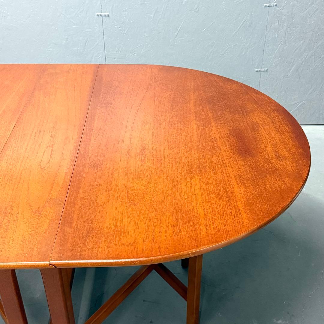 Jentique(ジェンティーク) ドロップリーフ オーバルテーブル (502)