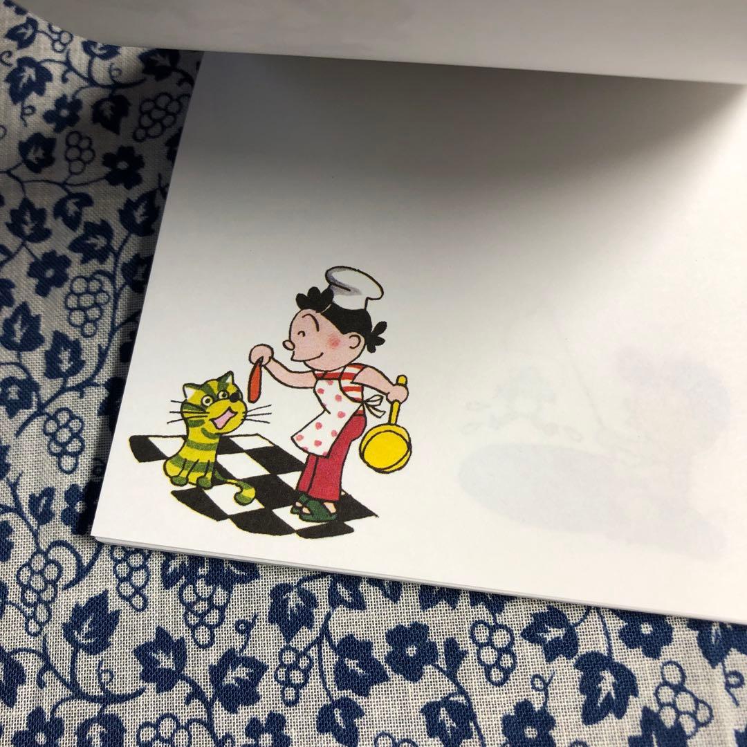 長谷川町子美術館　サザエさん　メモ　シール　一筆箋　ポストカード【未使用品】