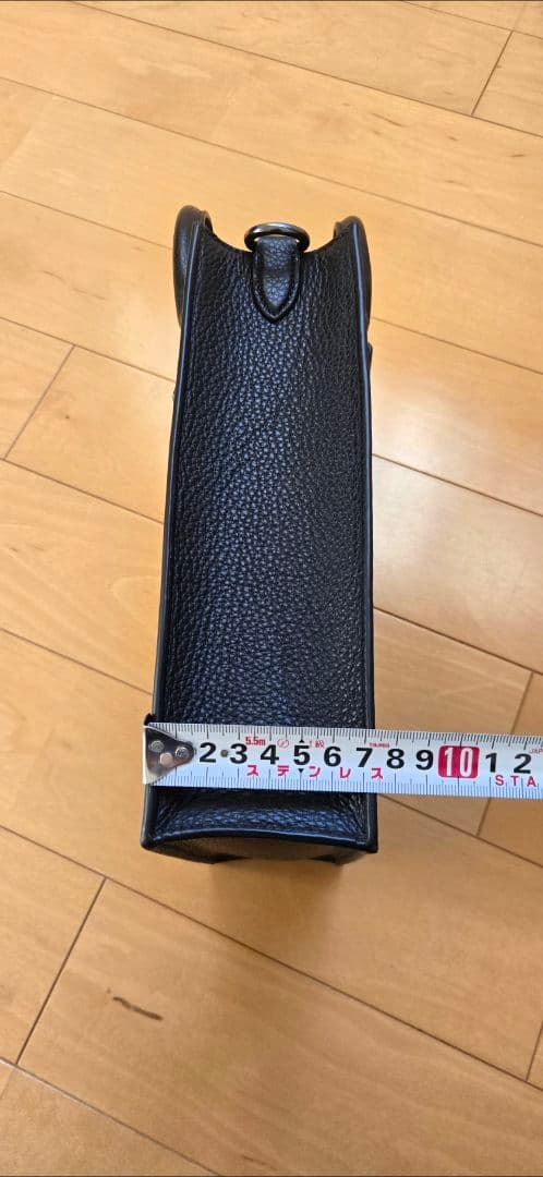 COACH ブラック レザートートバッグ