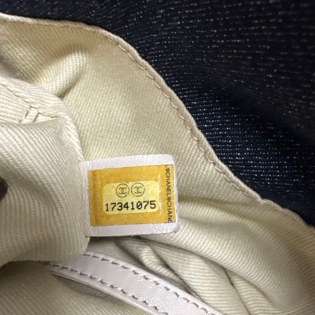 CHANEL ショルダーバッグ ネイビー デニム