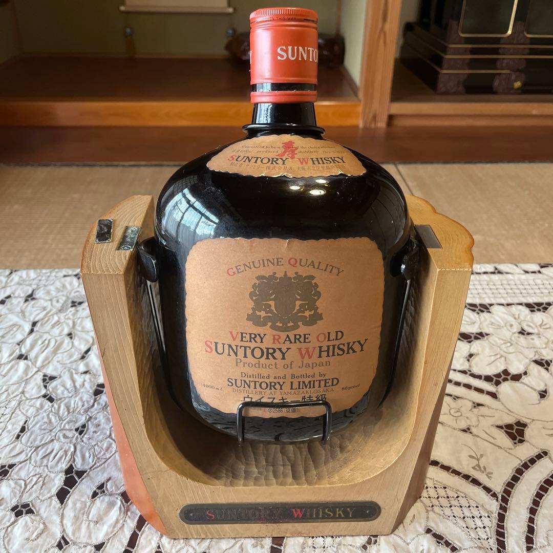 サントリーオールドウィスキー 4000ml台座付き 空き瓶 - メルカリ