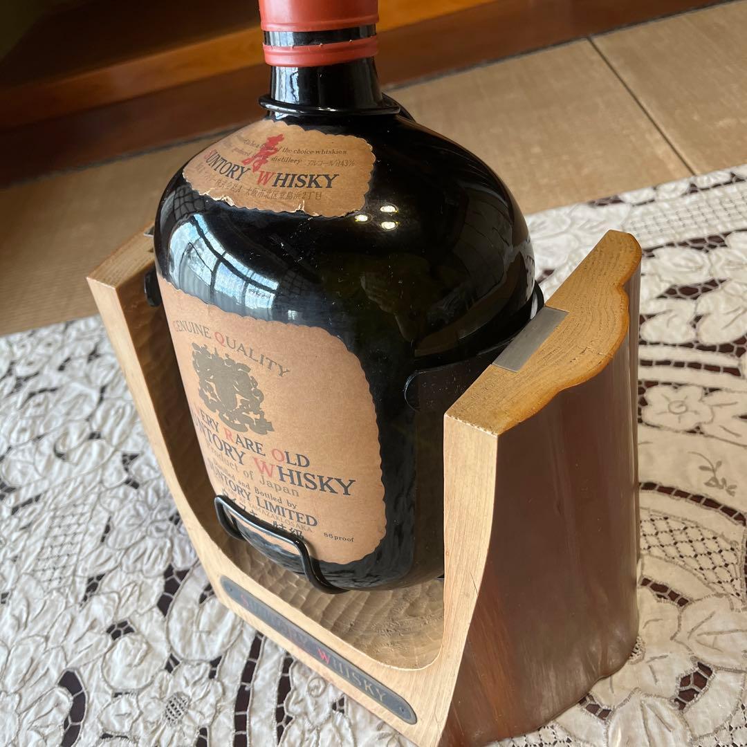 サントリーオールドウィスキー 4000ml台座付き 空き瓶 - メルカリ